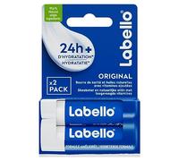 Labello Stick Soin des Lèvres Hydratant Huiles naturelles Original Lot de 2 x 4,8g