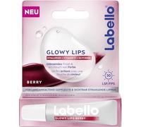 Labello Glowy Lips Berry - Soin des lèvres teinté SPF 30 avec une touche de couleur à l'acide hyaluronique et à la vitamine E pour des lèvres hydratées et brillantes 10 ml