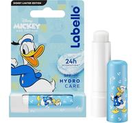 LABELLO Hydro Care édition limitée Donald Duck (1 x 5,5 ml), Stick à lèvres FPS 15 hydratant pour enfants, Baume à lèvres nourrissant hydratation longue durée