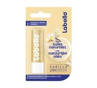 NIVEA Labello Vanilla Buttercream (2 x 5,5 ml), Baume à lèvres enrichi en huiles naturelles, Soin des lèvres Hydratation longue durée pendant 24H