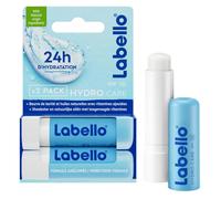 LABELLO Duo Hydro-Care (2 x 5,5 ml), Baume à lèvres FPS 15 hydratation longue durée pendant 24H, Soin des lèvres enrichi en huiles naturelles et au beurre de karité