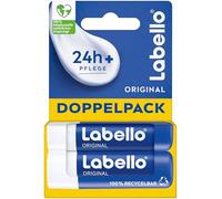 Labello Lot de 2 baumes à lèvres originaux - Très efficace - Avec beurre de karité, vitamines et huiles naturelles - Baume à lèvres pour plus de 24 h d'hydratation (2 x 4,8 g)