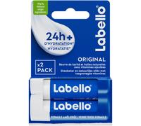 Labello Stick Soin des Lèvres Hydratant Huiles naturelles Original Lot de 2 x 4,8g