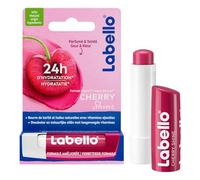 LABELLO - Stick Lèvres Hydratant Teinté Rouge, Parfum Cerise Gourmand, Beurre de Karité & Vitamines C E - lot de 3 - Vendu par Lot
