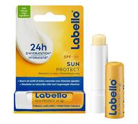 LABELLO Sun ProtectProtection Solaire FPS 30 (1 x 5,5 ml), stick lèvres protection UVA/UVB & hydratation 24 h, baume à lèvres au beurre de karité et huiles naturelles enrichies en vitamines C & E