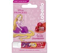 Labello Wild Cranberry Limited Disney Princess Edition - Baume à lèvres parfumé à l'arôme fruité - Baume à lèvres nourrissant pour enfants à partir de 3 ans (4,8 g)