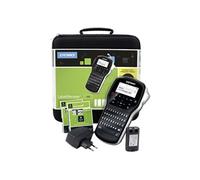DYMO LabelManager 280 + Case imprimante pour étiquettes Transfert thermique - Imprimantes pour étiquettes (Transfert thermique, Noir, Argent, LCD, QWERTZ, 1,2 cm, D1)