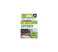 Dymo S0720790 Etiquette avec adhésive permanente 6 mm x 7 m Noir/Jaune