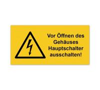 LabelTec Lot de 100 autocollants pour ouvrir l'interrupteur principal - 148