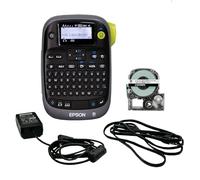 LABELWORKS Epson LW-PX300ADPT Étiqueteuse industrielle pour bureau avec adaptateur - Étiquettes autocollantes, compatibles avec étiquettes magnétiques, n'utilise que des tubes rétractables 203 et 205