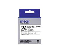 Epson LabelWorks LK-6WBN - bande d'étiquettes - 1 rouleau(x) - Rouleau (2,4 cm x 9 m) - C53S656006