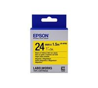 EPSON Tape LK-6YB2 Magnetic BLK-/Yell LK-6YB2 Black/Yellow 24MM