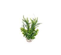 LABEO-Herbe papillon verte en plastique 15 cm
