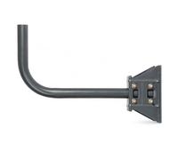 Labgear LABWM Support mural universel pour antenne TV et antenne parabolique, support mural en métal à manivelle L de 44 cm, charge maximale de 5 kg, extérieur et intérieur, convient pour les plats de