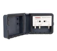 Labgear Masthead LMD3740P Diplexeur Groupe A/B avec Passe-Puissance commutable, boîtier extérieur résistant aux intempéries, Combine signaux d'antenne TV VHF/UHF, Faible Perte de Signal