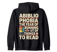 L'abibliophobie est la peur de manquer de livres pour lire Sweat à Capuche