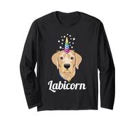 Labicorn Funny Labrador Unicorn Dog Lovers Gift for Kids Manche Longue