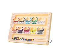 Labirinto Magnetico Colori E Numeri,Gioco Educativo | Puzzle Magnetico per Imparare Colori E Numeri - per Educazione Prescolare 3-6 Anni Bambini E Bambine, Gioco Di Concentrazione E