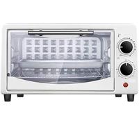 LABLADUO Four électrique,Four à Convection Mini Four, Grille-Pain de comptoir à Convection 10 L, friteuse à air Multifonction, Four électrique numérique, rôtissoire, cuiseur(White)