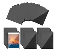 Labmilon 500 Pièces Sleeves Protèges Cartes, pochettes pour cartes Penny Noir, protection card sleeve, Taille standard 66 x 91mm, Pour Cartes de Change, Carte de Jeu, Cartes de Sport