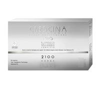 Labo CRESCINA transdermic MPS isole FOLLICOLARI Traitement complet ri-crescita + anti-caduta 2100 Soin Cheveux Femme 20 + 20 ampoules