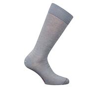 Labonal. Chaussette. unie, jersey lin, Lin Majoritaire. Gris clair. 44/45 FABRIQUE EN FRANCE - HOMME. (1 paire)