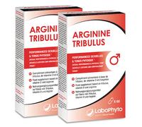 Labophyto Arginine Tribulus - cure performance pour homme - 60 gélules - Lot de 2
