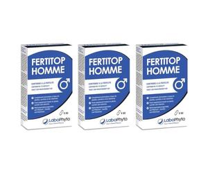 Labophyto Cure fertilité fertitop homme - Lot de 3 x 60 gélules