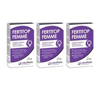 Labophyto Lot De 3 Cures Fertilité Fertitop Femme - 60 Gélules