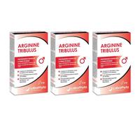 Labophyto Lot De 3 Cures Performance Arginine / Tribulus Pour Homme - 60 Gélules