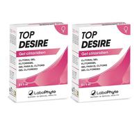 LABOPHYTO Top Desire Gel Clitoridien Comprimés Effervescents 2x6x4 ml