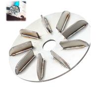 Labor-Saving Pig Hair Remover Scraper Disc,Metal Hog Scraper Tool for Livestock Dehairing,Efficient Hog Hair Removal Tool with Durable Construction for Farm,Butchery,Workshop Use (9 Gears)