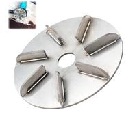 Labor-Saving Pig Hair Remover Scraper Disc,Metal Hog Scraper Tool for Livestock Dehairing,Efficient Hog Hair Removal Tool with Durable Construction for Farm,Butchery,Workshop Use (7 Gears)