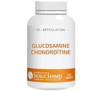 Laboratoire Beauchamp - Complément alimentaire GLUCOSAMINE CHONDROÏTINE - 180 gélules - 2 constituants essentiels des cartilages des articulations - Développé en France