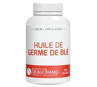 Laboratoire Beauchamp - Complément alimentaire HUILE DE GERME DE BLE - 100 gélules - Maintient un taux normal de cholestérol - Développé en France