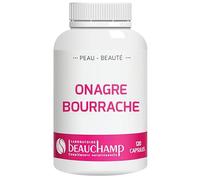 Laboratoire Beauchamp - Complément alimentaire ONAGRE BOURRACHE - 120 capsules - Éclat de la peau - Croissance des cheveux - Beauté - Développé en France
