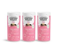 Laboratoire Château Rouge Bébé - Lot de 3 Talcs Douceur 100 g - Talc Bébé Naturel - Absorbe l'Humidité - Réduit les Sensations d'Inconfort Liées aux Rougeurs - Dès la Naissance
