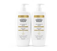 Laboratoire Chateau Rouge Lait de Beauté Hydratant Éclaircissant, Soin Unifiant à la Vitamine C, 750 ml, Lot de 2