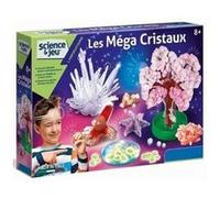 Laboratoire cree des mega cristaux - kit experiences scientifique - jeu science - mineralogie pierres precieuses