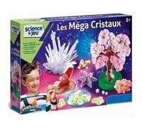 Laboratoire cree des Mega Cristaux - kit Experiences Scientifique - Set Jeu Science + 1 Carte Tigre - mineralogie, Pierres precieuses