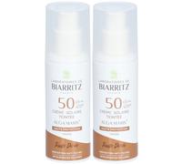 Laboratoire de Biarritz Crème Solaire Teintée SPF50 - Dorée Protection 2x50 ml