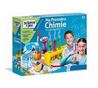 Laboratoire de Chimie 100 Experiences pour Enfant 8 Ans et Plus - kit educatif Jeu et Sciences - Set activites scientifiques avec 1 Carte