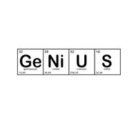 Laboratoire de chimie Genius Science École de chimie Stickers muraux en papier adhésif 23x90.2cm Multicolore Noir