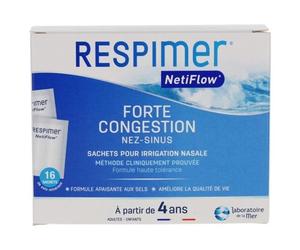 Laboratoire De La Mer Respimer® Netiflow® - Recharges 16 Sachets Pour Irrigation Nasale