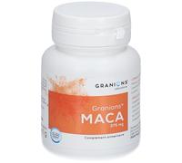 Maca GRANIONS | Complément alimentaire désir sexuel | Maca 375mg avec Zinc | Stimulant sexuel, aphrodisiaque sexuel naturel puissant, libido homme et femme | Made in France | 30 gélules