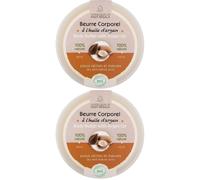 Laboratoire du Haut-Ségala Beurre Corporel à l'Huile d'Argan Baume 2x120 ml