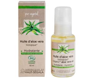 Laboratoire du Haut-Ségala Huile D'Aloé Vera Macérât Huileux Bio Peaux Sèches Et Abîmées 50ml