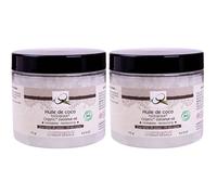 Laboratoire du Haut-Ségala Huile de Coco Vierge Bio visage, corps et cheveux 2x175 g