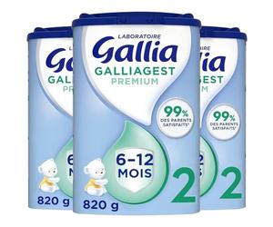 Laboratoire Gallia Galliagest Premium 2ème âge 820g X3