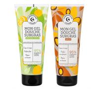 Laboratoire Giphar Mon Gel Douche - Lot de 2 Parfums Panachés-Verveine Citron & Argan- Gel Douche Corps et Visage - 95% Minimum d’Ingrédients d’Origine Naturelle - Tous Types de Peaux